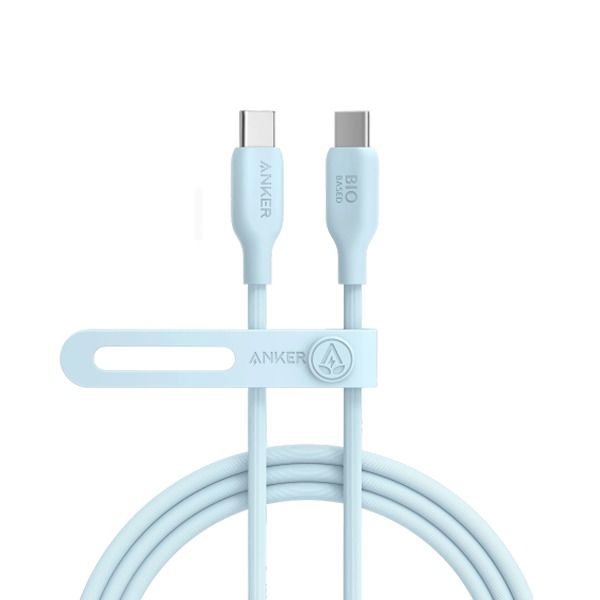 كيبل انكر 544 من نوع USB-C بقوة 140 واط - 0.9 متر | ازرق كيبل انكر 544 من نوع USB-C بقوة 140 واط - 0.9 متر | ازرق